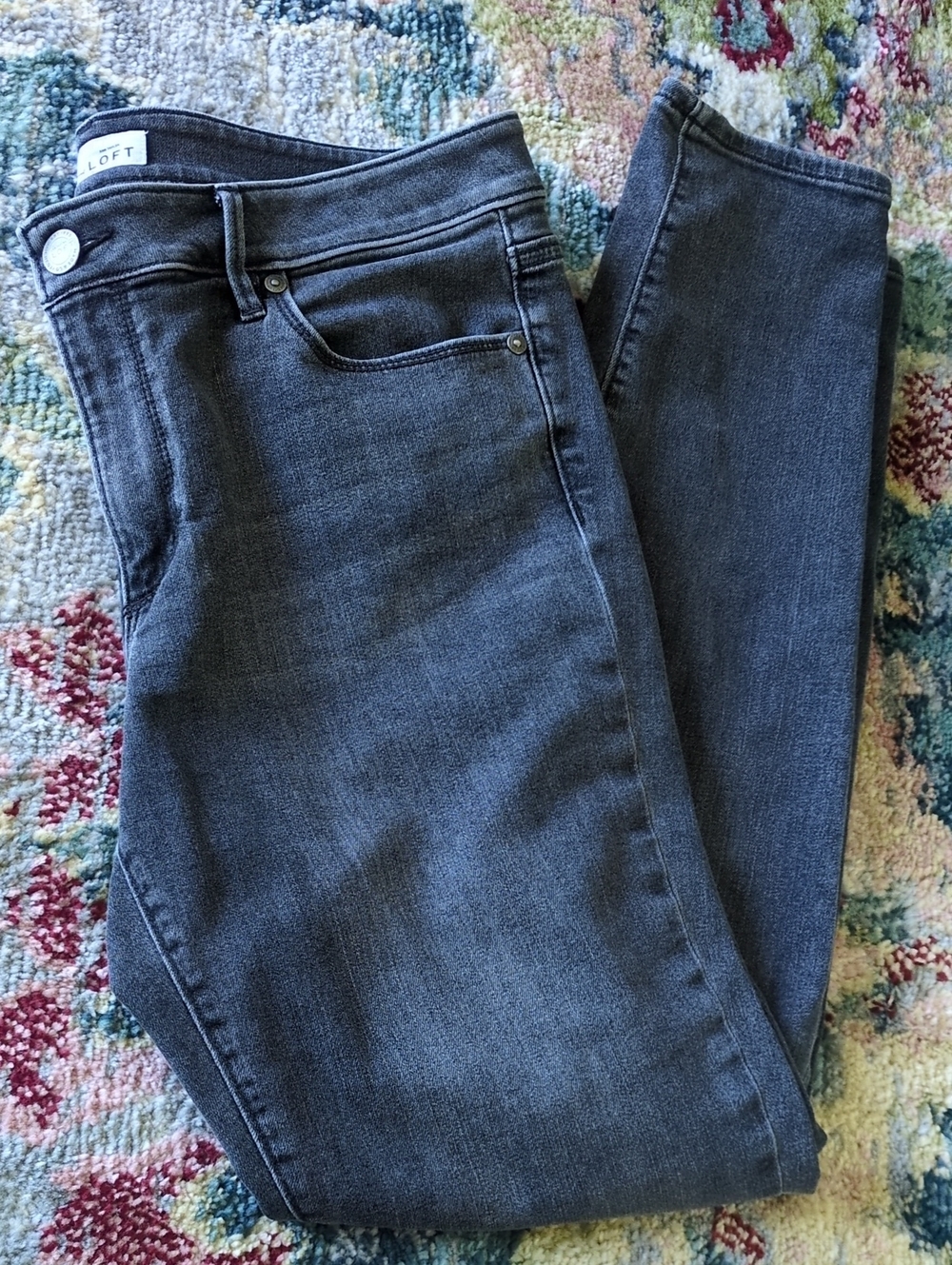 Loft Curvy Skinny Ankle Jeans